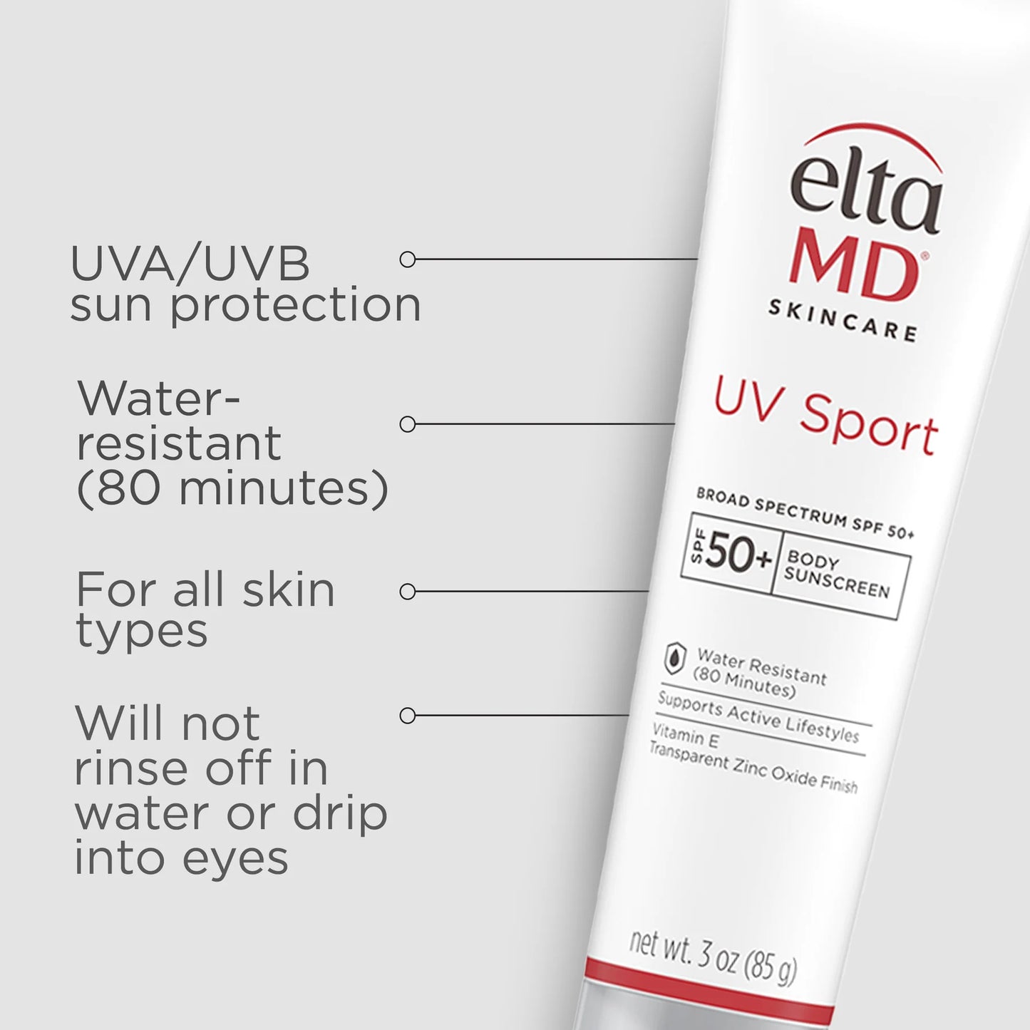 EltaMD UV Sport Broad-Spectrum SPF 50+ 3oz